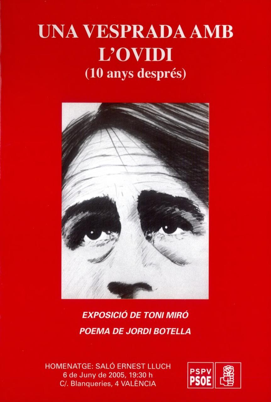 UNA VESPRADA AMB L'OVIDI (10 ANYS DESPR&Eacute;...